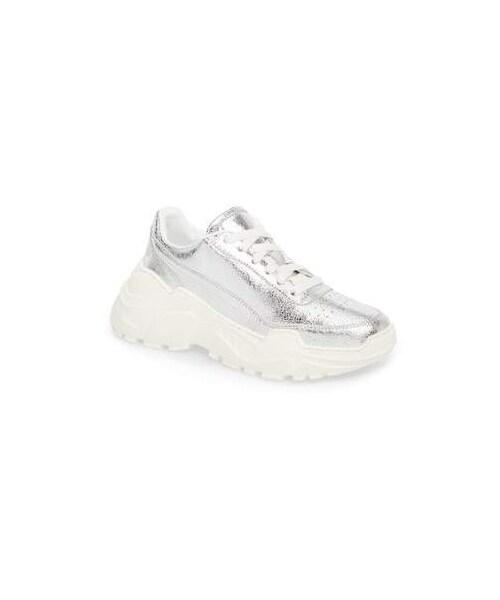 Joshua SANDERS(ジョシュアサンダース)の「JOSHUA SANDERS Zenith Sneaker(スニーカー・レディース・Gray/White/Yellow・4.5us / 35eu/5.5us / 36eu/6.5us / 37eu/8.5us / 39eu/7.5us / 38eu/9.5us / 40eu/10.5us / 41eu)」の1枚目の写真