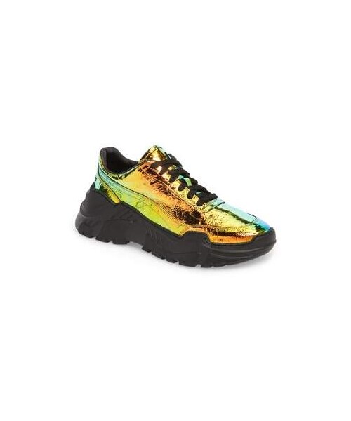 Joshua SANDERS(ジョシュアサンダース)の「JOSHUA SANDERS Zenith Sneaker(スニーカー・レディース・Gray/White/Yellow・4.5us / 35eu/5.5us / 36eu/6.5us / 37eu/8.5us / 39eu/7.5us / 38eu/9.5us / 40eu/10.5us / 41eu)」の3枚目の写真