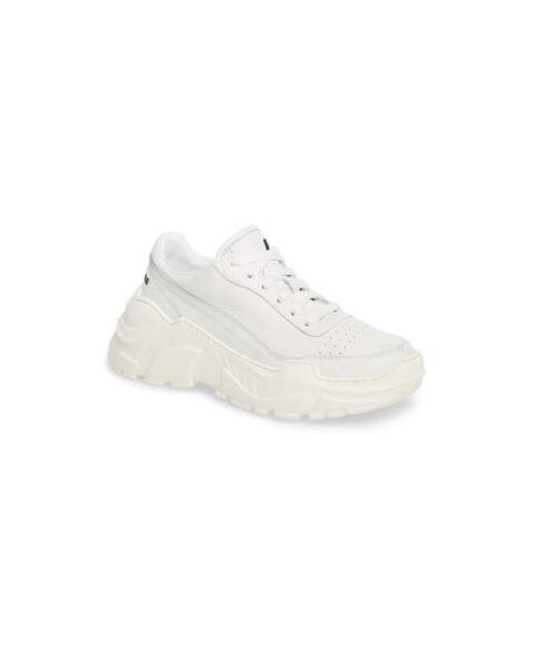 Joshua SANDERS(ジョシュアサンダース)の「JOSHUA SANDERS Zenith Sneaker(スニーカー・レディース・Gray/White/Yellow・4.5us / 35eu/5.5us / 36eu/6.5us / 37eu/8.5us / 39eu/7.5us / 38eu/9.5us / 40eu/10.5us / 41eu)」の2枚目の写真