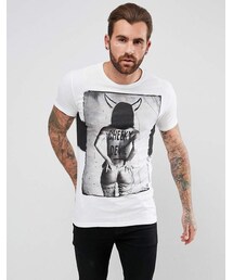 RELIGION（レリジョン）の「Religion T-Shirt With Cheeky Devil Print