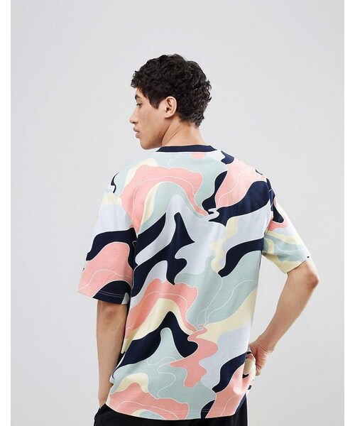 adidas アディダス Tシャツ adidas（アディダス）の「adidas Originals HZA Valley T-Shirt In