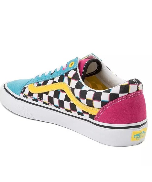 Vansカラフルお洒落 Customs Rainbow Checkerboard Authentic in Multicolour| Vans UK
