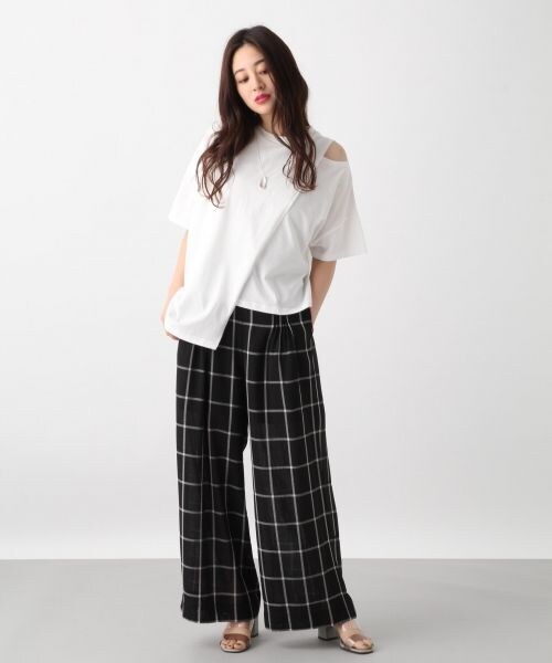 (完売品)Goshow×HARE カタアキレイヤードカットソー HARE（ハレ）の「レイヤードカタアキT（）」 - WEAR