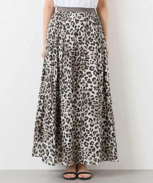 FRAMeWORK 【金子綾×FRAMeWORK】ギャザースカート FRAMeWORK（フレームワーク）の「【金子綾×FRAMeWORK】ギャザー