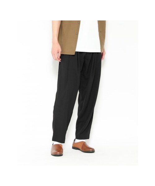 SENSE OF PLACE by URBAN RESEARCH（センスオブプレイスバイアーバンリサーチ）の「タックルーズテーパードスラックス（パンツ・メンズ・PURPLE/BLACK・M/L）」の5枚目の写真