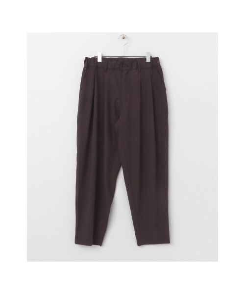 SENSE OF PLACE by URBAN RESEARCH（センスオブプレイスバイアーバンリサーチ）の「タックルーズテーパードスラックス（パンツ・メンズ・PURPLE/BLACK・M/L）」の11枚目の写真