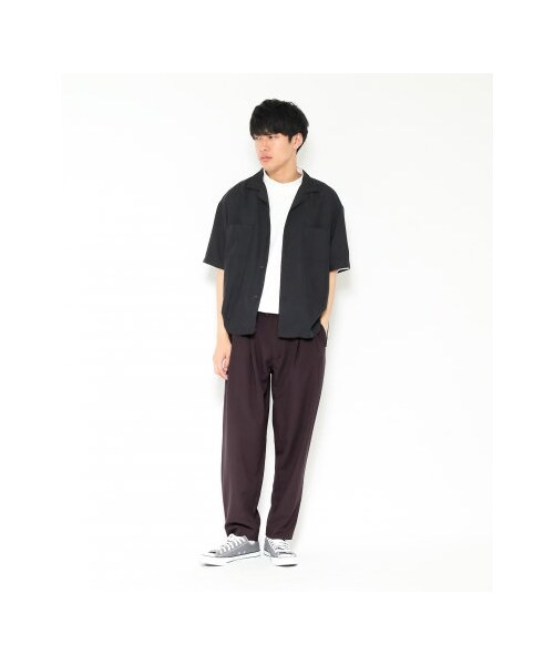 SENSE OF PLACE by URBAN RESEARCH（センスオブプレイスバイアーバンリサーチ）の「タックルーズテーパードスラックス（パンツ・メンズ・PURPLE/BLACK・M/L）」の4枚目の写真