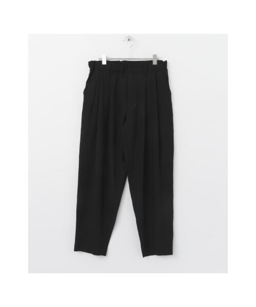 SENSE OF PLACE by URBAN RESEARCH（センスオブプレイスバイアーバンリサーチ）の「タックルーズテーパードスラックス（パンツ・メンズ・PURPLE/BLACK・M/L）」の2枚目の写真