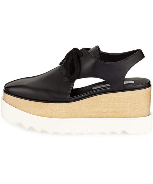 STELLA McCARTNEY（ステラマッカートニー）の「Stella McCartney Elyse Cutout Platform Oxford（その他シューズ・レディース・Black・6b / 36eu/9.5b / 39.5eu/6.5b / 36.5eu/10b / 40eu/10.5b / 40.5eu/9b / 39eu/11b / 41eu/7.5b / 37.5eu/8.5b / 38.5eu）」の3枚目の写真
