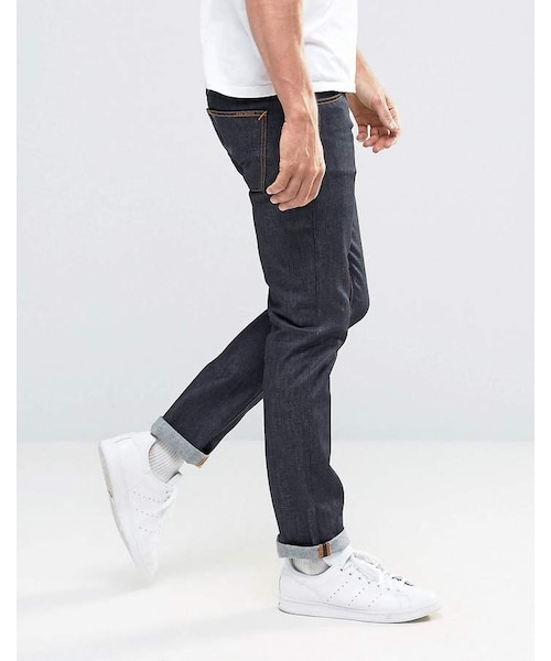 NUDIE JEANS ヌーディージーンズ GRIM TIM ORG.CRUSHED DENIM 正規新品 29 Nudie Jeans ヌーディージーンズ ジーンズ GRIM TIM レングス30 BLUE