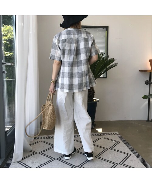 no brand(ノーブランド)の「2wayストローラウンドバッグ(かごバッグ・レディース・その他)」の5枚目の写真