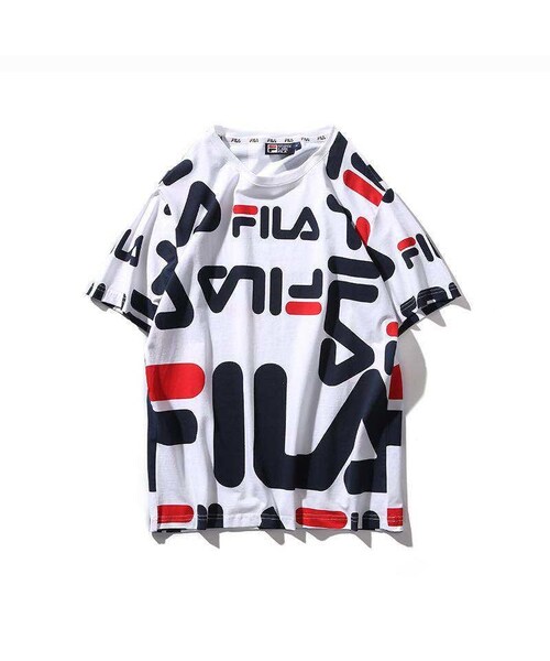 Fila フィラ の Fila フィラxペプシグラフィックtシャツ メンズ半袖