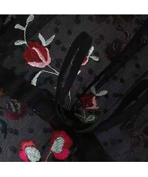 ZARA ザラ メッシュ スケスケ　総柄　ブラック　半袖シャツ　刺繍 ZARA ザラ メッシュ スケスケ 総柄 ブラック 半袖シャツ 刺繍