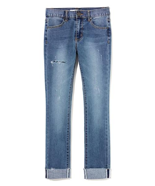 Grl グレイル の カットオフロールアップスキニーデニムパンツ デニムパンツ Wear