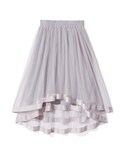 GRL | グログランチュールアシンメトリースカート(裙子)