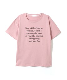 GRL | メッセージロゴTシャツ(Tシャツ/カットソー)