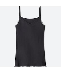 UNIQLO | コットンポインテールレースキャミソール(Tシャツ/カットソー)