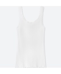 UNIQLO | コットンポインテールレースタンクトップ＋(Tシャツ/カットソー)