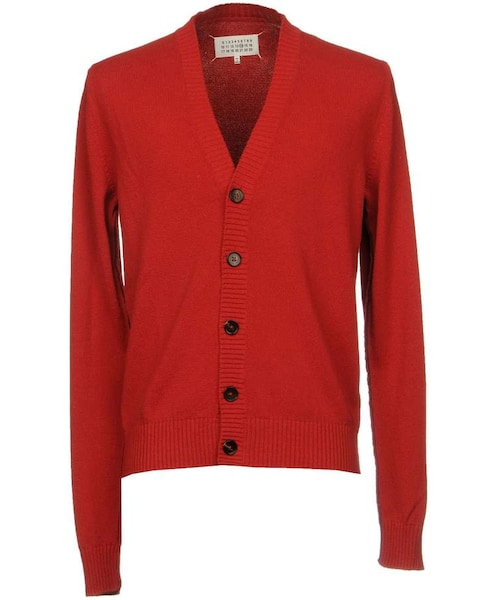 Maison Margiela(メゾンマルジェラ)の「MAISON MARGIELA Cardigans(カーディガン/ボレロ・メンズ・Red・S/M/L/XL/XXL)」の1枚目の写真