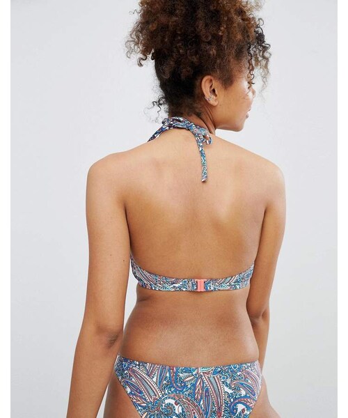 Esprit（エスプリ）の「Esprit High Neck Paisley Print Bikini Top（水着）」 WEAR
