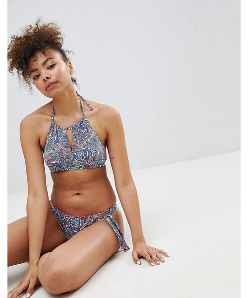 Esprit（エスプリ）の「Esprit High Neck Paisley Print Bikini Top（水着）」 WEAR
