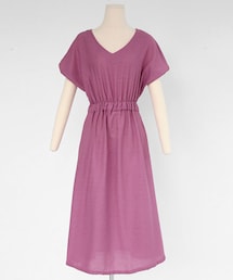 DHOLIC | ショートスリーブVネックワンピース(ワンピース)