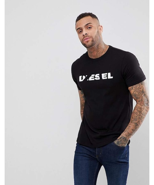 DIESEL（ディーゼル）の「Diesel T-JUST-SL Broken Logo T-Shirt（T
