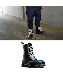 dr.martens 10ホール　ブーツ　韓国　g-dragon ジヨン着用 ドクターマーチン 10ホール ブーツ G-DRAGON着用