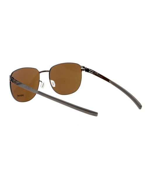 ic!berlin（アイシーベルリン）の「アイシーベルリン Andreas F.-Gun-Metal-Warm Grey（メガネ・ブラック・55□19-145）」の4枚目の写真