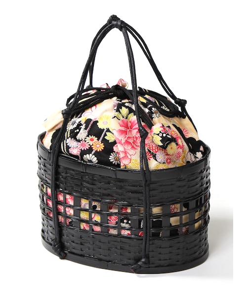 GRL（グレイル）の「花柄巾着付浴衣カゴバッグ（和装小物）」 - WEAR