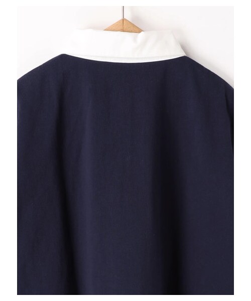 ehka sopo（エヘカソポ）の「ラガーシャツ（トップス・グレー/グリーン/ネイビー・M）」の6枚目の写真