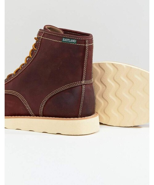 Eastland（イーストランド）の「Eastland Lumber Up Leather Boots In Oxblood（ブーツ）」 WEAR