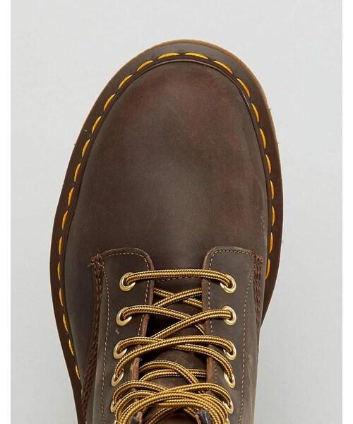 Dr. Martens（ドクターマーチン）の「Dr Martens 1460 8-Eye Boots in Brown（ブーツ・メンズ・Brown・Us 12/Us 11/Us 8/Us 9）」の3枚目の写真