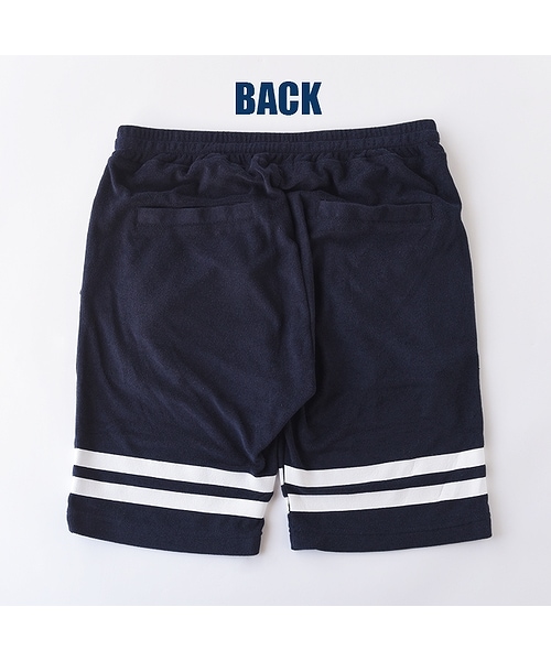 Number8 SURF CLUB（ナンバーエイトサーフクラブ）の「星条旗とロゴプリントがサーフ感を加速させるパイルセットアップ Number8 SURF CLUB（ナンバーエイトサーフクラブ）（セットアップ・メンズ・ブルー・L）」の7枚目の写真