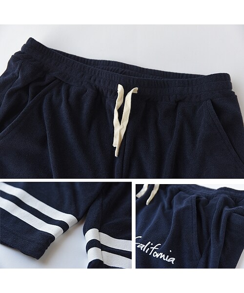 Number8 SURF CLUB（ナンバーエイトサーフクラブ）の「星条旗とロゴプリントがサーフ感を加速させるパイルセットアップ Number8 SURF CLUB（ナンバーエイトサーフクラブ）（セットアップ・メンズ・ブルー・L）」の11枚目の写真