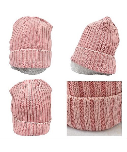 Number8（ナンバーエイト）の「カラーフェードニットキャップ（ニットキャップ/ビーニー・レディース・ベージュ/ピンク/ブルー/チャコール・FREE）」の10枚目の写真