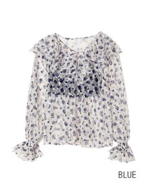 frunco | フラワーチュール×フラワープリントブラウス(シャツ/ブラウス)