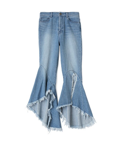 MAISON DE REEFUR（メゾンドリーファー）の「フリル デニム パンツ  