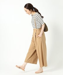 studio CLIP | コットンレーヨンサスペンダー付きアソートパンツ(パンツ)