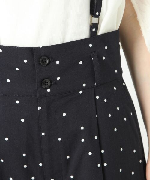 studio CLIP（スタディオクリップ）の「コットンレーヨンサスペンダー付きアソートパンツ（パンツ・ベージュ/カーキ/ドット）」の8枚目の写真