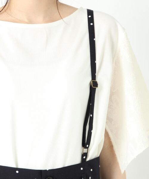 studio CLIP（スタディオクリップ）の「コットンレーヨンサスペンダー付きアソートパンツ（パンツ・ベージュ/カーキ/ドット）」の7枚目の写真