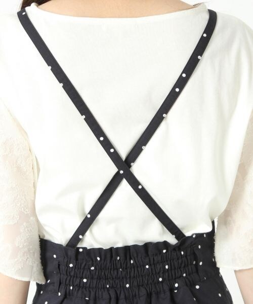 studio CLIP（スタディオクリップ）の「コットンレーヨンサスペンダー付きアソートパンツ（パンツ・ベージュ/カーキ/ドット）」の11枚目の写真