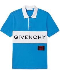 GIVENCHY | Givenchy Slim-Fit Logo-Embroidered Cotton-Piqué Polo Shirt(ポロシャツ)