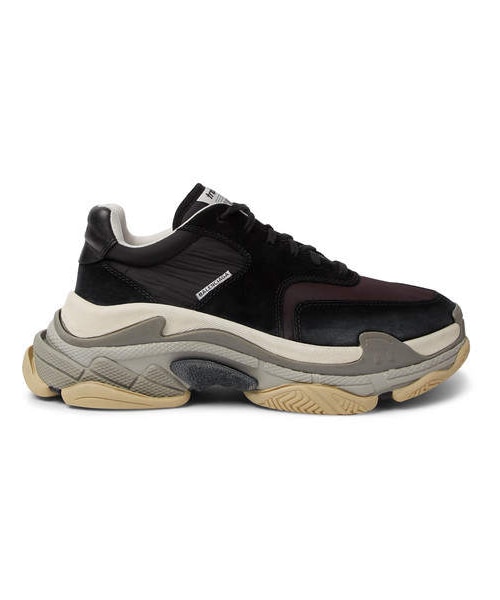 BALENCIAGA（バレンシアガ）の「Balenciaga Triple S Nylon, Mesh, Suede And Leather Sneakers（スニーカー・メンズ・Black・Eu40/Eu46/Eu43/Eu39/Eu42/Eu44/Eu45）」の3枚目の写真