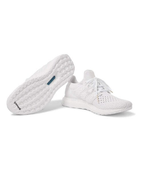adidas（アディダス）の「adidas Originals Ultraboost Rubber-Trimmed Primeknit Sneakers（スニーカー・メンズ・White・9.5/6/10.5/8.5/10/5.5/9/7.5/11/6.5/7/8/11.5）」の4枚目の写真