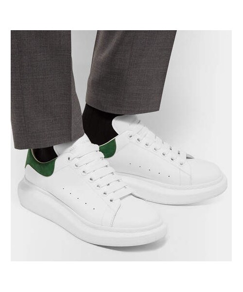 Alexander McQueen(アレキサンダーマックイーン)の「Alexander McQueen Exaggerated-Sole Leather Sneakers(スニーカー・メンズ・White・Eu44/Eu45/Eu46/Eu42/Eu39/Eu40/Eu43)」の5枚目の写真