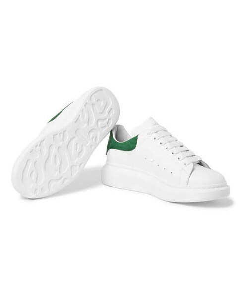 Alexander McQueen(アレキサンダーマックイーン)の「Alexander McQueen Exaggerated-Sole Leather Sneakers(スニーカー・メンズ・White・Eu44/Eu45/Eu46/Eu42/Eu39/Eu40/Eu43)」の4枚目の写真