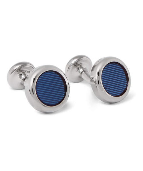 HUGO BOSS（ヒューゴボス）の「Hugo Boss Gil Enamelled SilverTone Cufflinks（カフリンクス）」 WEAR