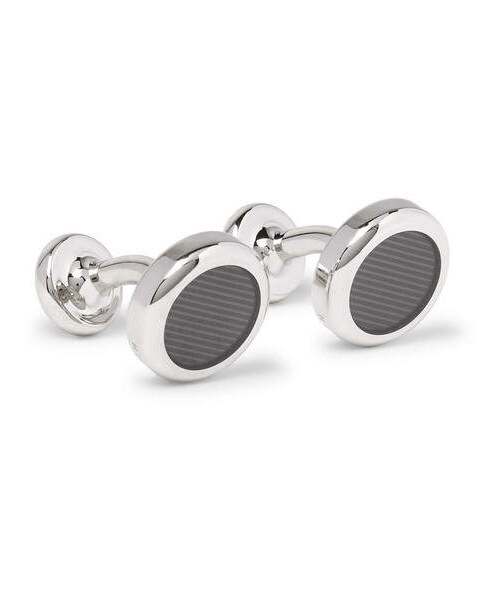 HUGO BOSS（ヒューゴボス）の「Hugo Boss Enamelled SilverTone Cufflinks（カフリンクス）」 WEAR