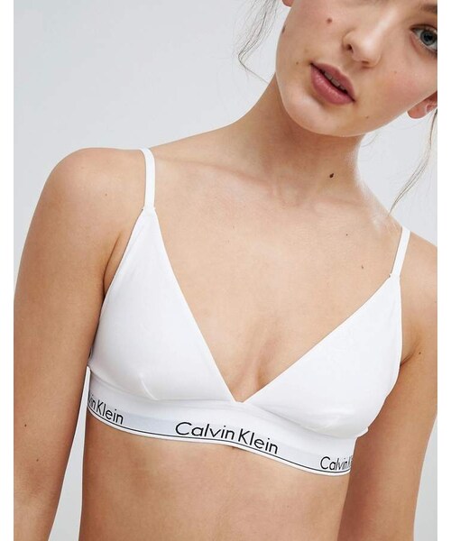 Calvin Klein,Calvin Klein Modern Cotton Unlined Triangle Bra - WEAR